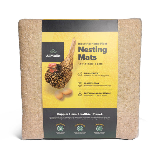 All Walks - Hemp Fiber Nesting Mat - 6 PK